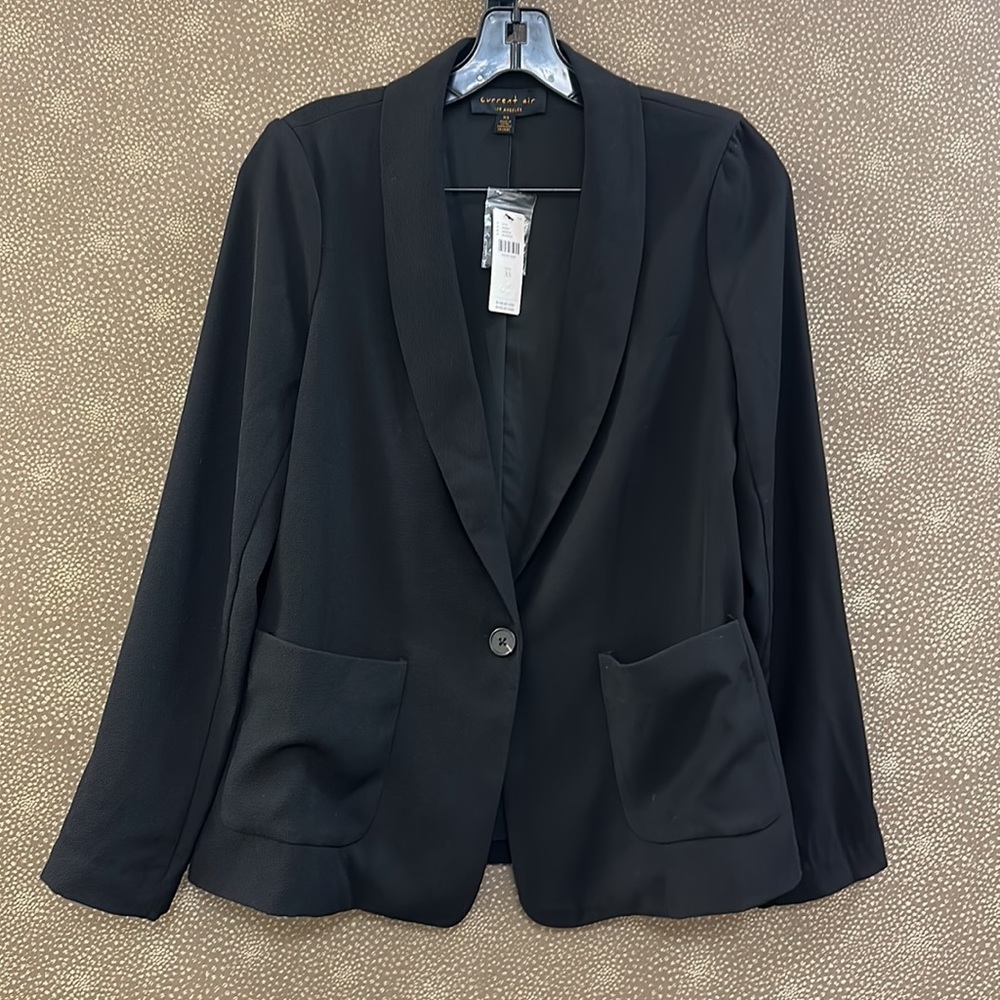 🔥🔥🔥NEW Anthropologie Current Air Black Blazer Jacket